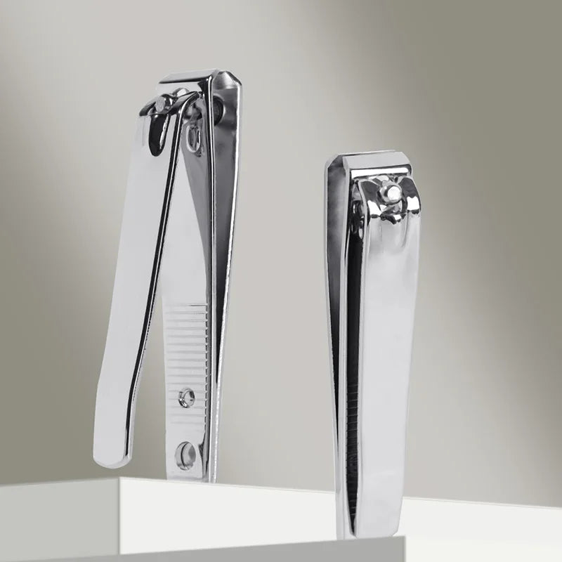 Nail Clippers Professional Metal Nail Cutter Nail Trimmer Fingernail Cutters with Nail File Sharp Manicure Tools For Adult Women