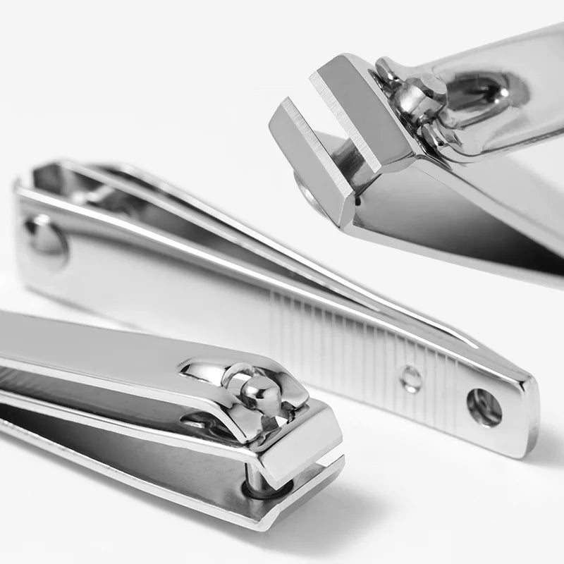 Nail Clippers Professional Metal Nail Cutter Nail Trimmer Fingernail Cutters with Nail File Sharp Manicure Tools For Adult Women