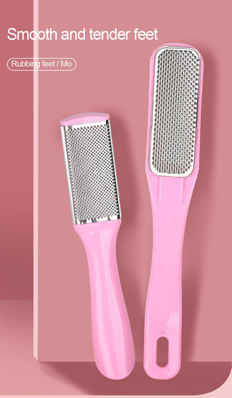 Heel Clean Pedicure Tools Callus Remover Foot Scrubber Foot File and Callus Remover Feet Massage Brush Manicure Foot Care Tools