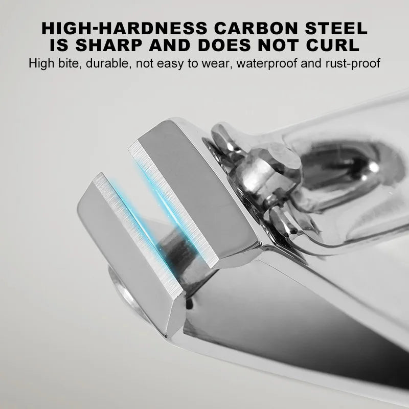 Nail Clippers Professional Metal Nail Cutter Nail Trimmer Fingernail Cutters with Nail File Sharp Manicure Tools For Adult Women