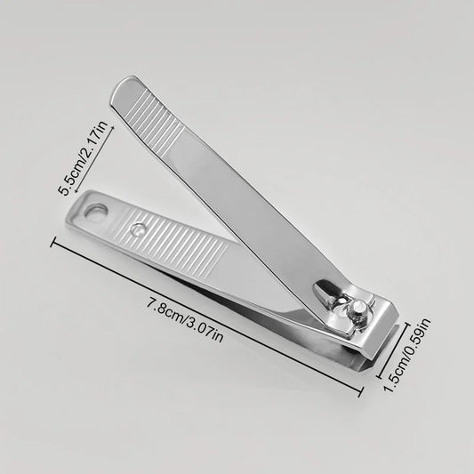Nail Clippers Professional Metal Nail Cutter Nail Trimmer Fingernail Cutters with Nail File Sharp Manicure Tools For Adult Women
