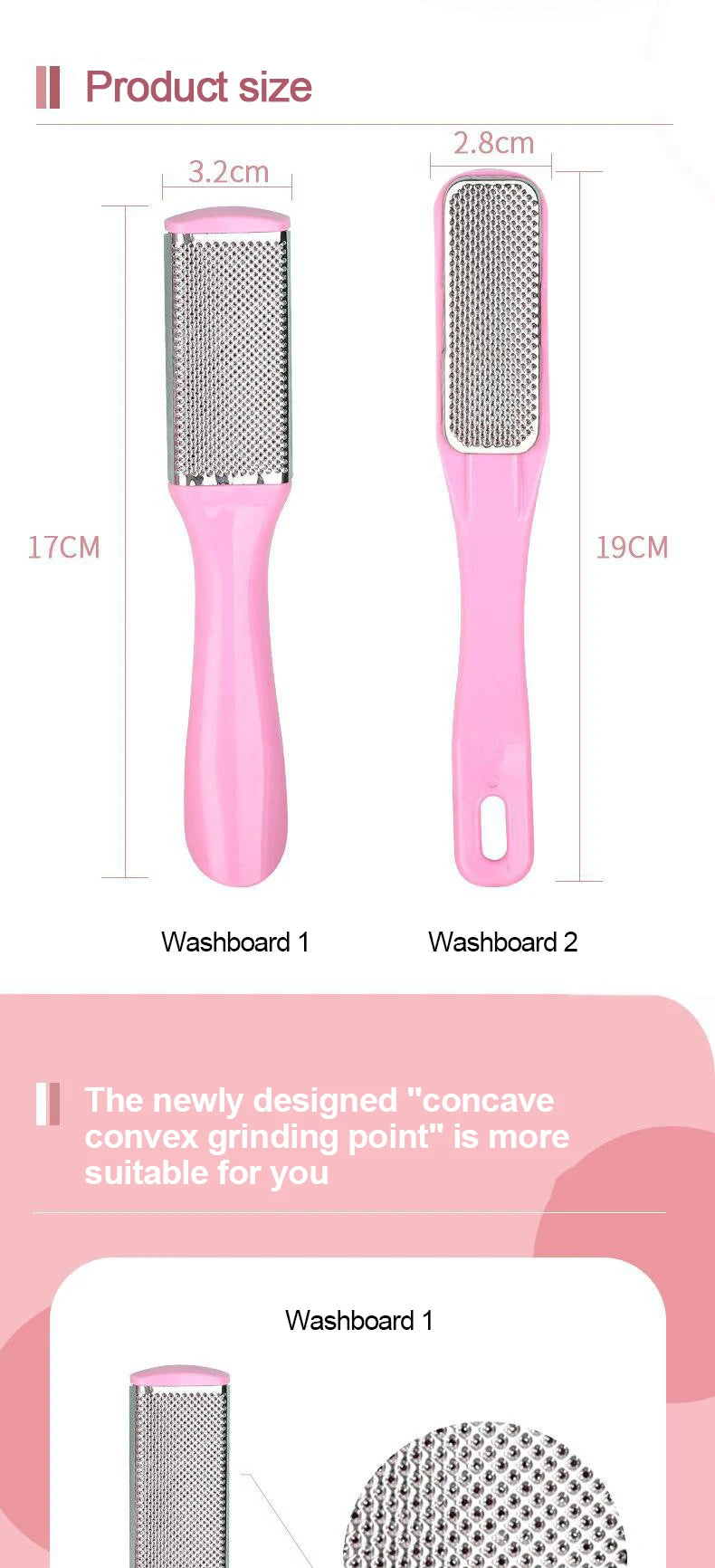 Heel Clean Pedicure Tools Callus Remover Foot Scrubber Foot File and Callus Remover Feet Massage Brush Manicure Foot Care Tools