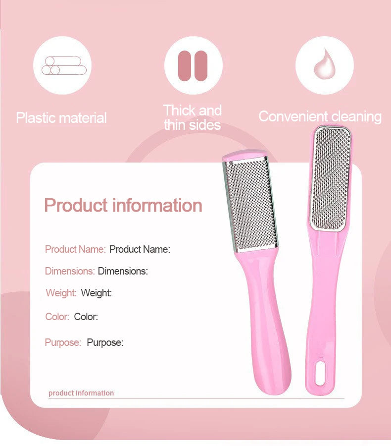 Heel Clean Pedicure Tools Callus Remover Foot Scrubber Foot File and Callus Remover Feet Massage Brush Manicure Foot Care Tools