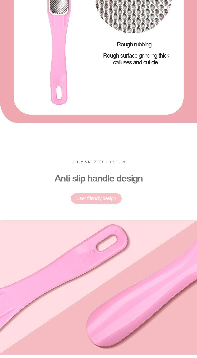 Heel Clean Pedicure Tools Callus Remover Foot Scrubber Foot File and Callus Remover Feet Massage Brush Manicure Foot Care Tools