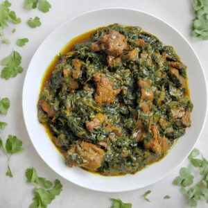 palak gosht